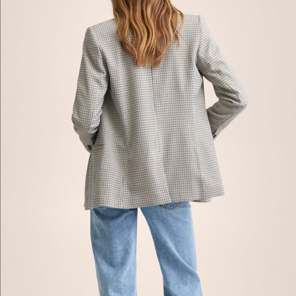 Mango check blazer - Picture 3 of 4